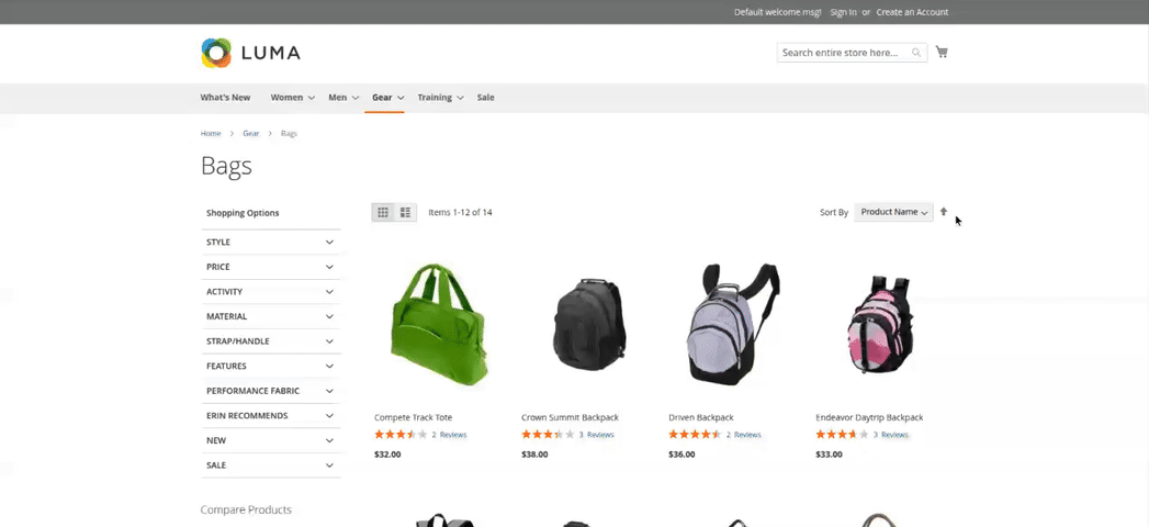 Frontend Pages