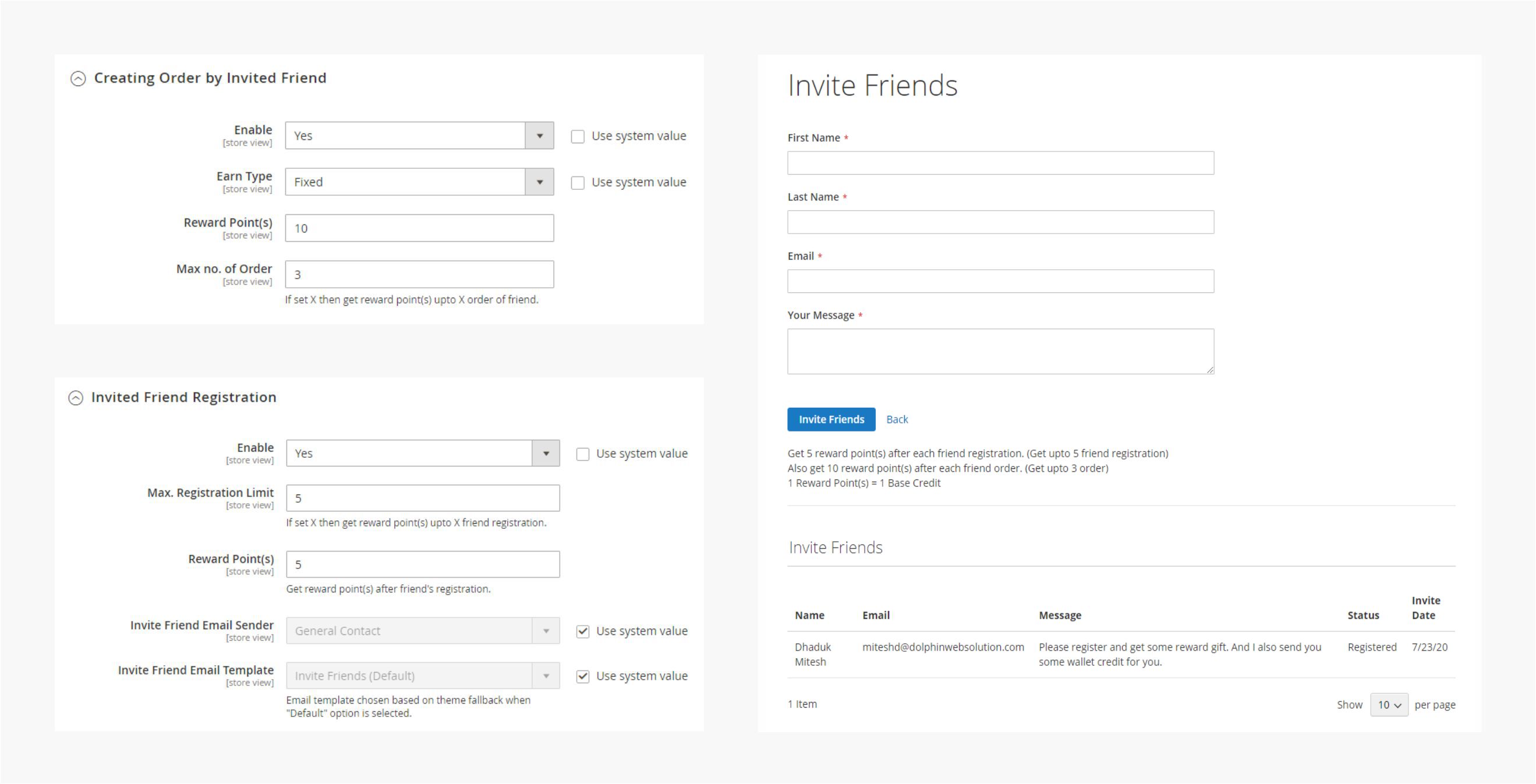 Encourage the customers to refer their family and friends