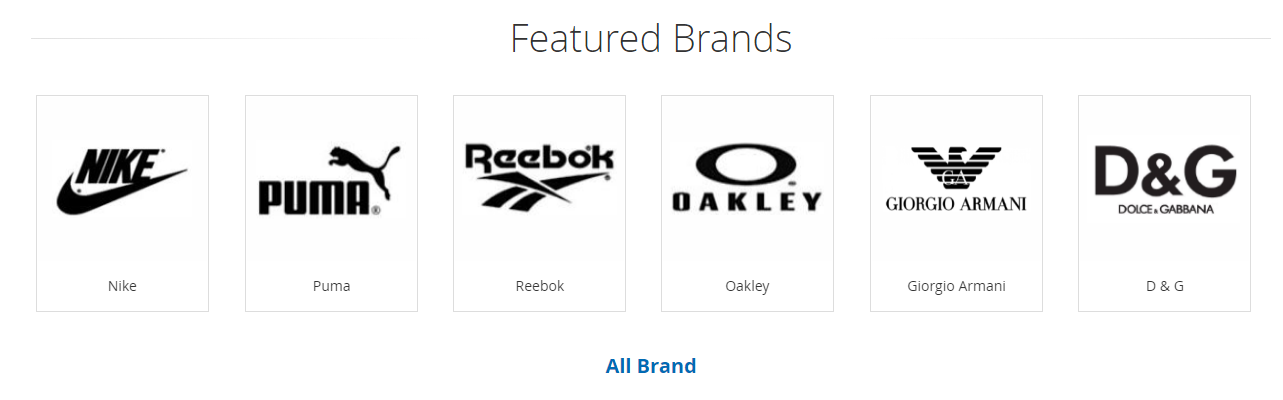 Display Featured Brands Through Widget