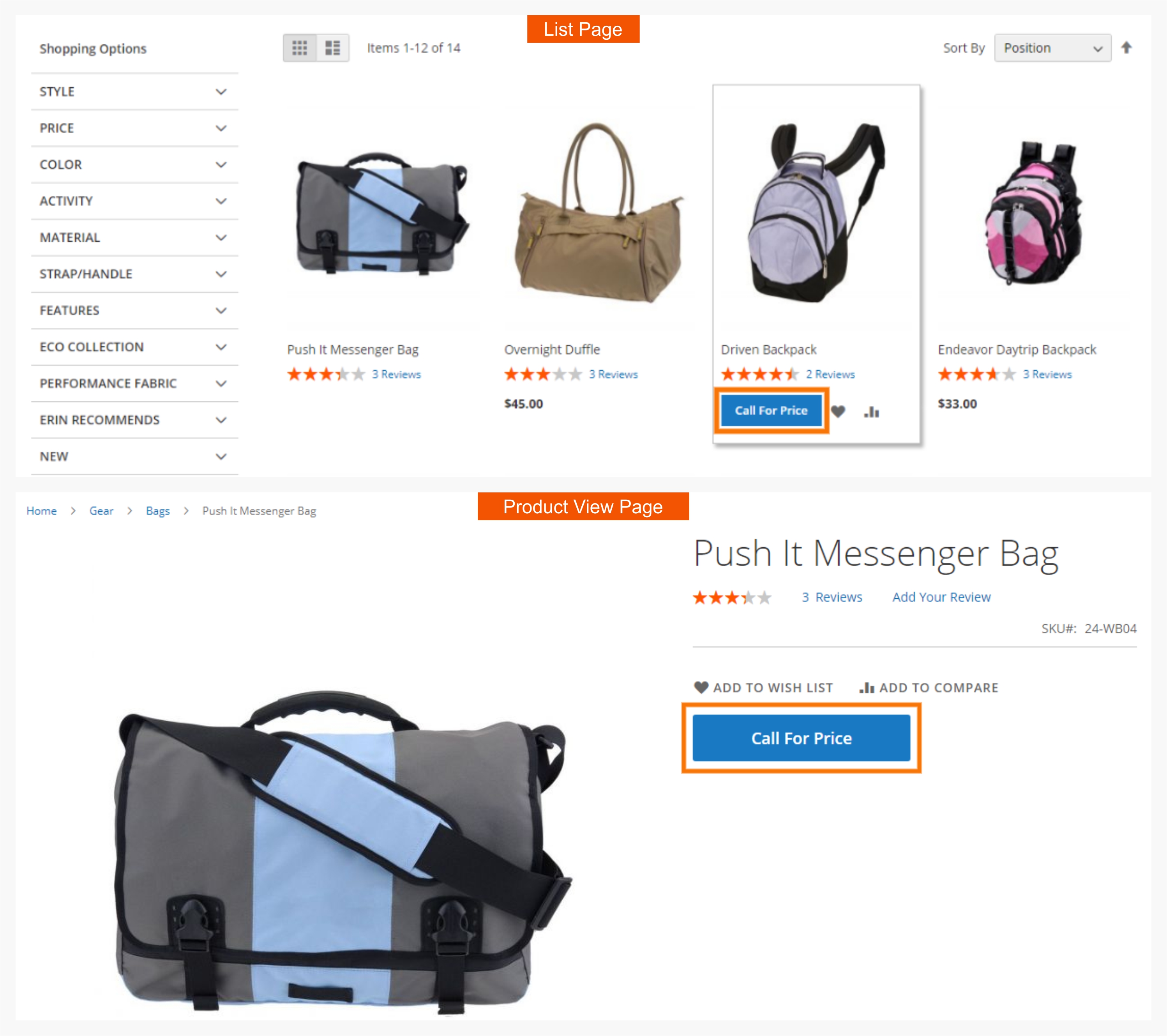 Hide Add to Cart Button and price
