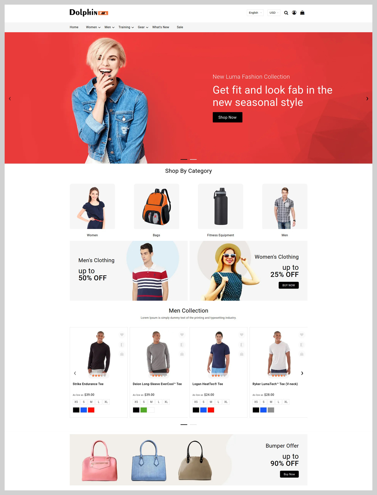 Fully Customizable Home page