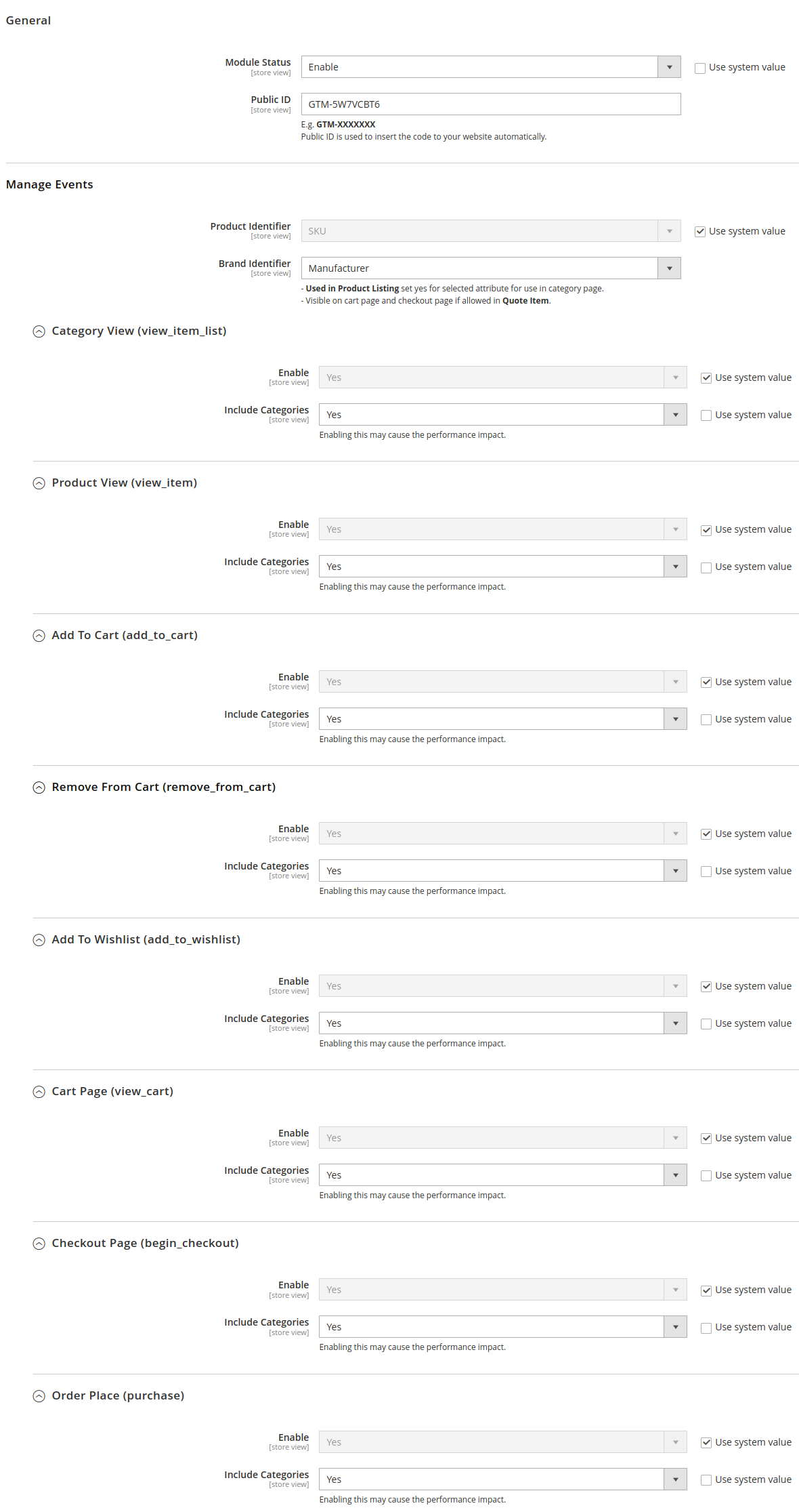 General Settings