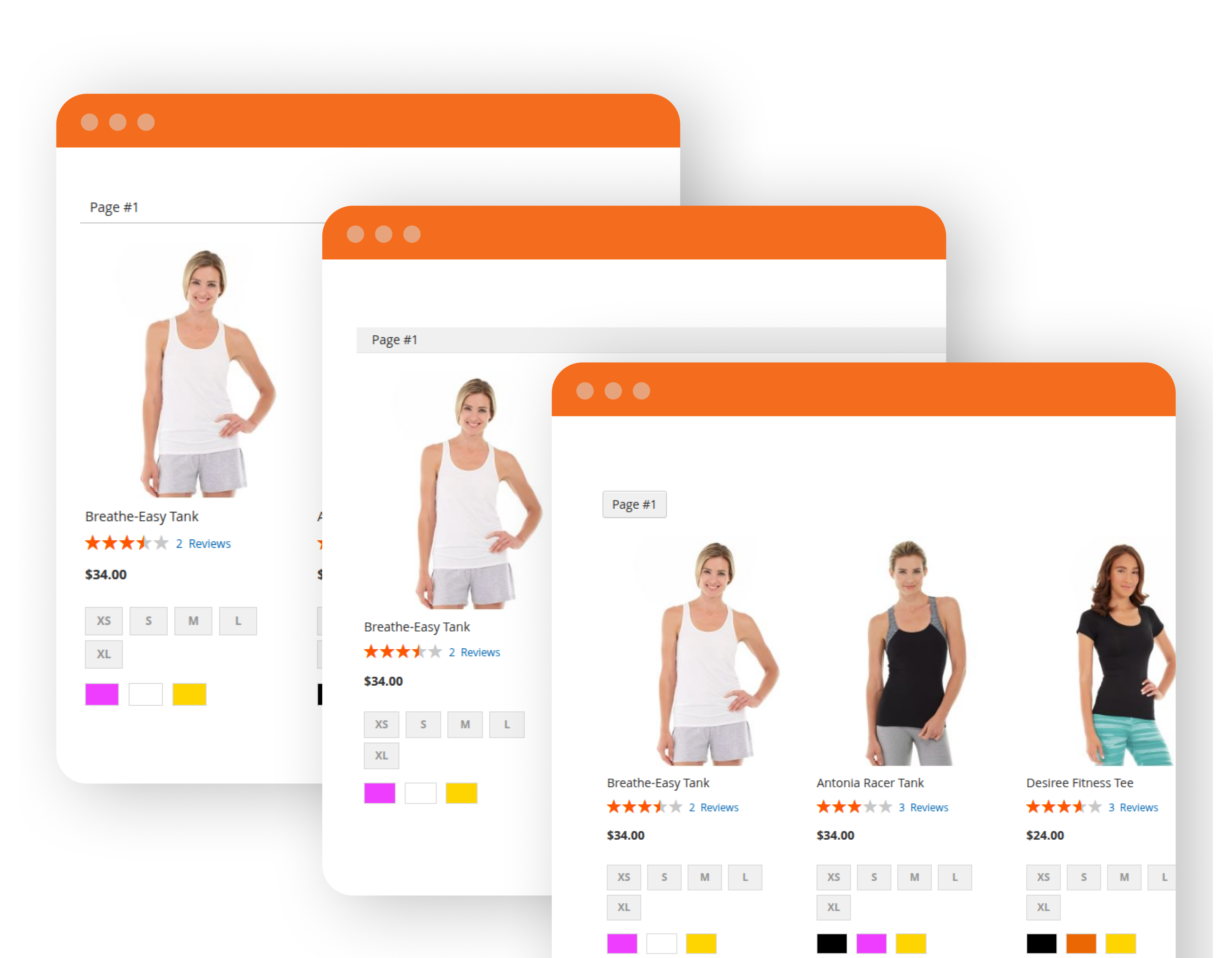 Display page numbers in different styles