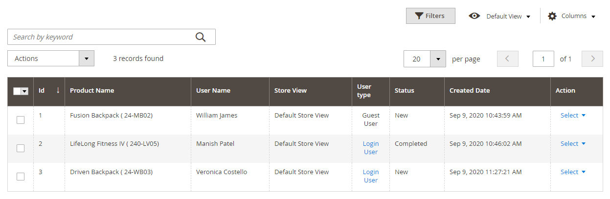 Manage Customer’s Requests