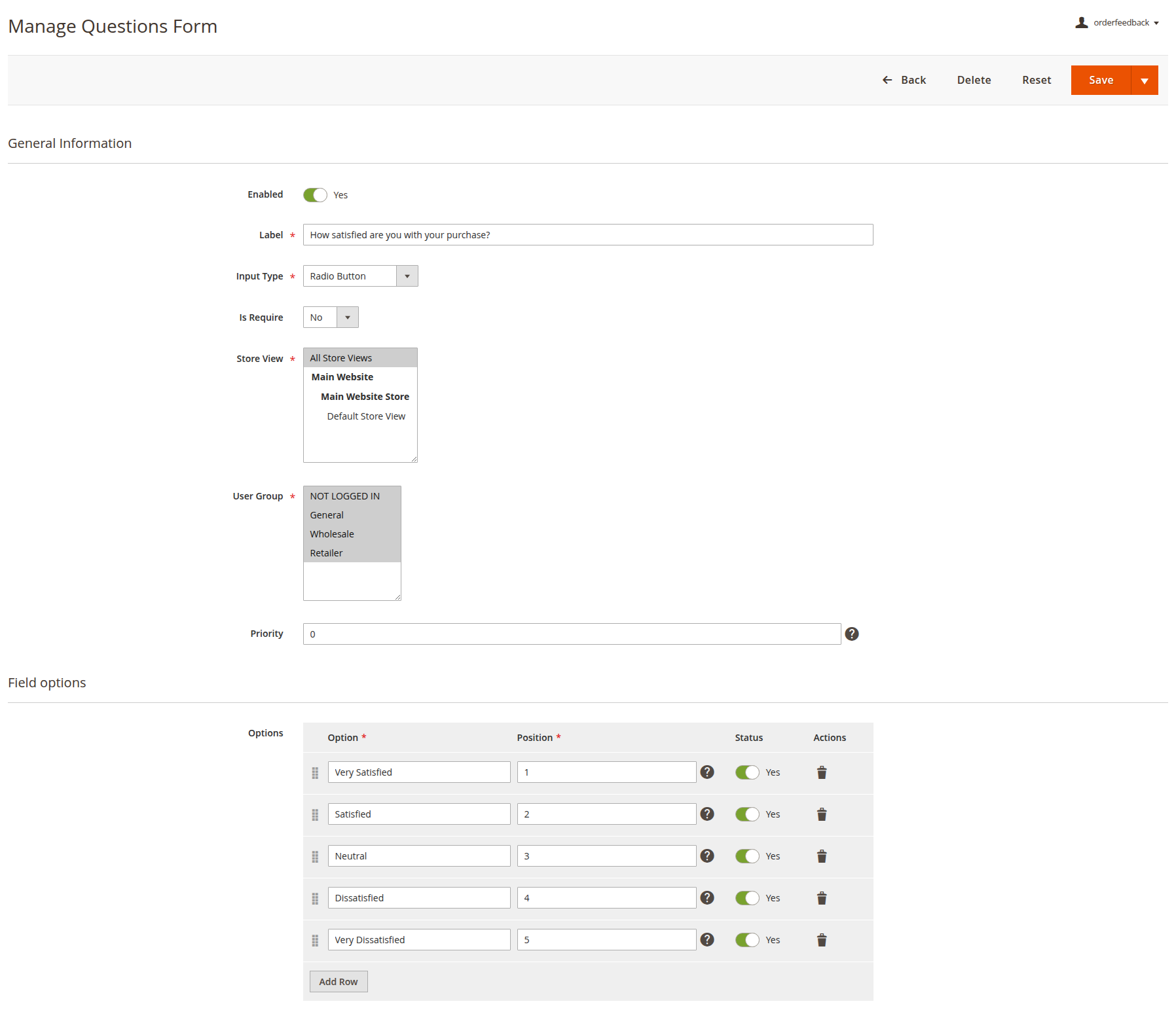 Manage Form Fields