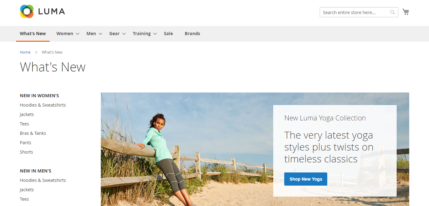 Redirect customers to a specific page