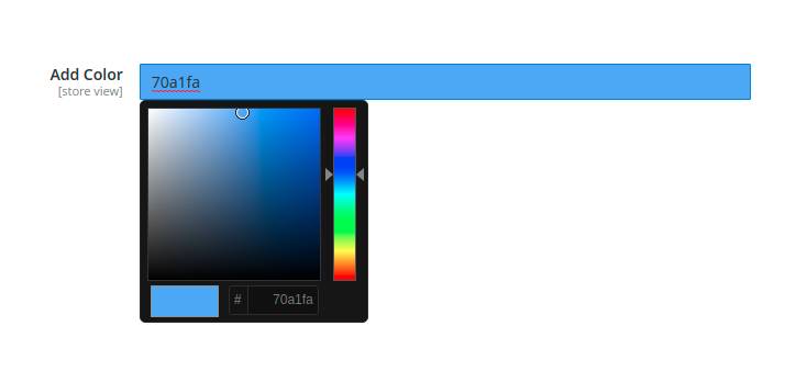 How to Add Color Picker in Magento 2 Admin Configuration