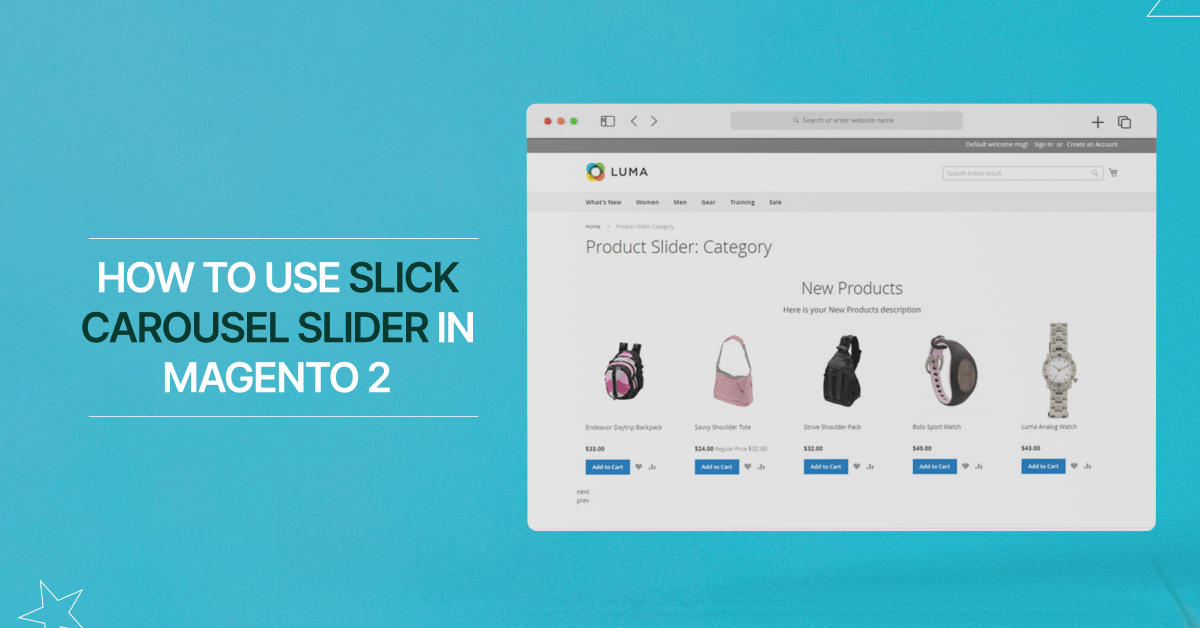 How to use slick carousel slider in Magento 2