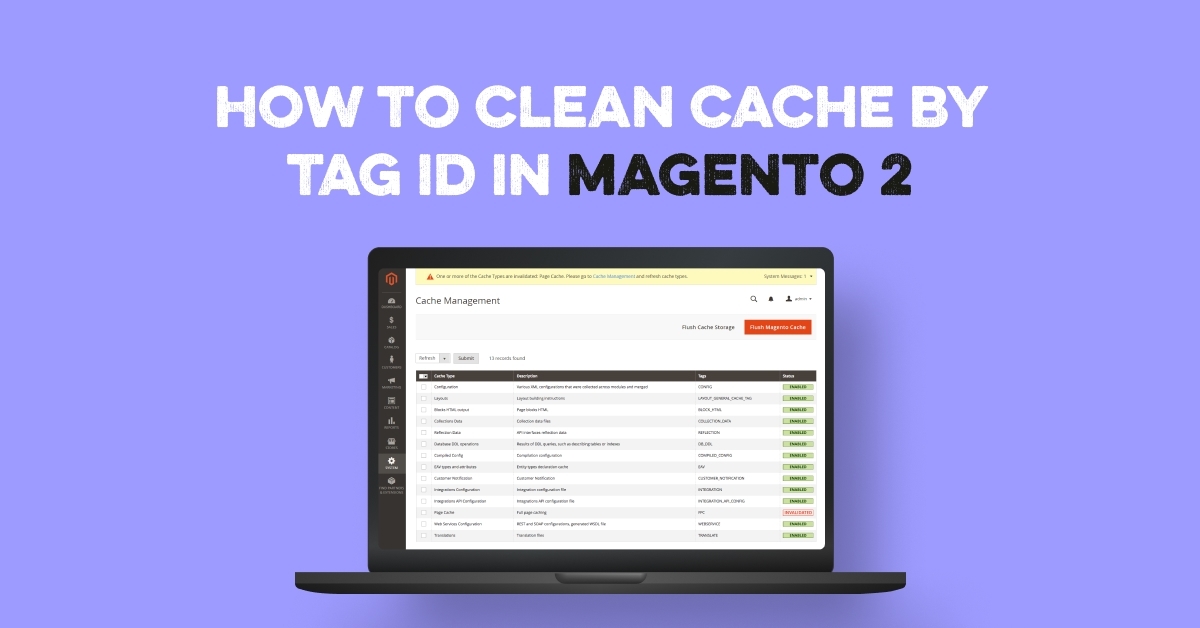How to clean cache by tag id in Magento 2