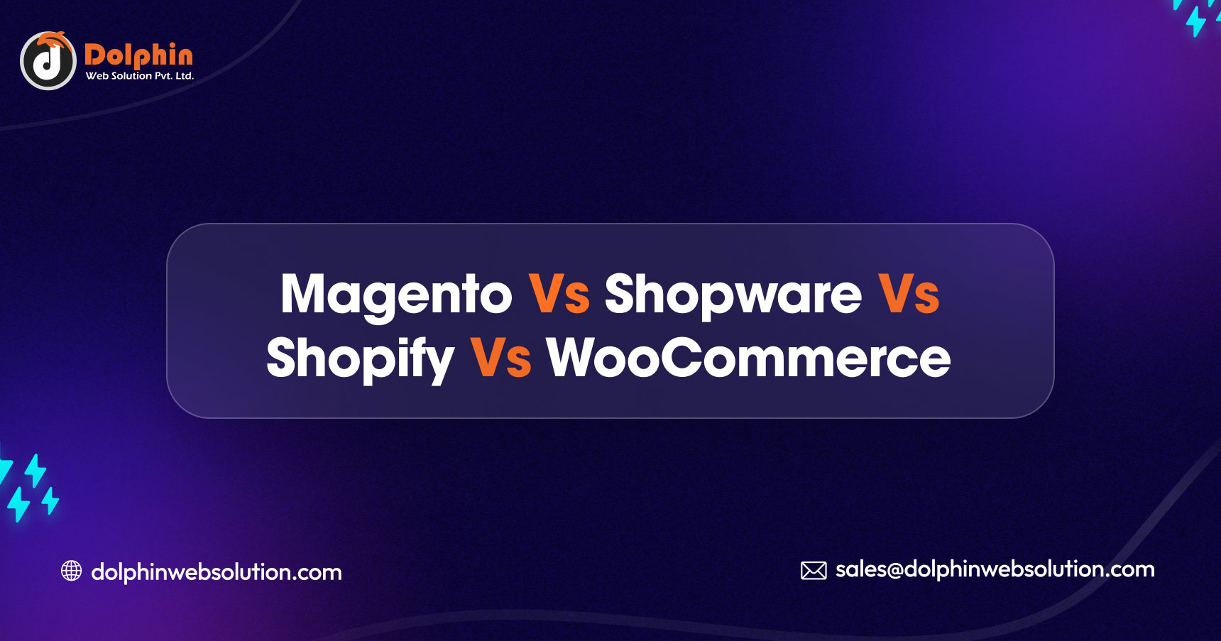 Magento vs. Shopware  vs. Shopify vs. WooCommerce: Core Differences