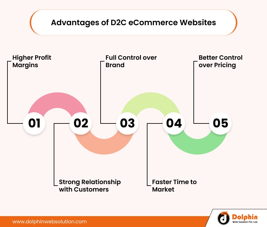 Advantages of D2C eCommerce Websites